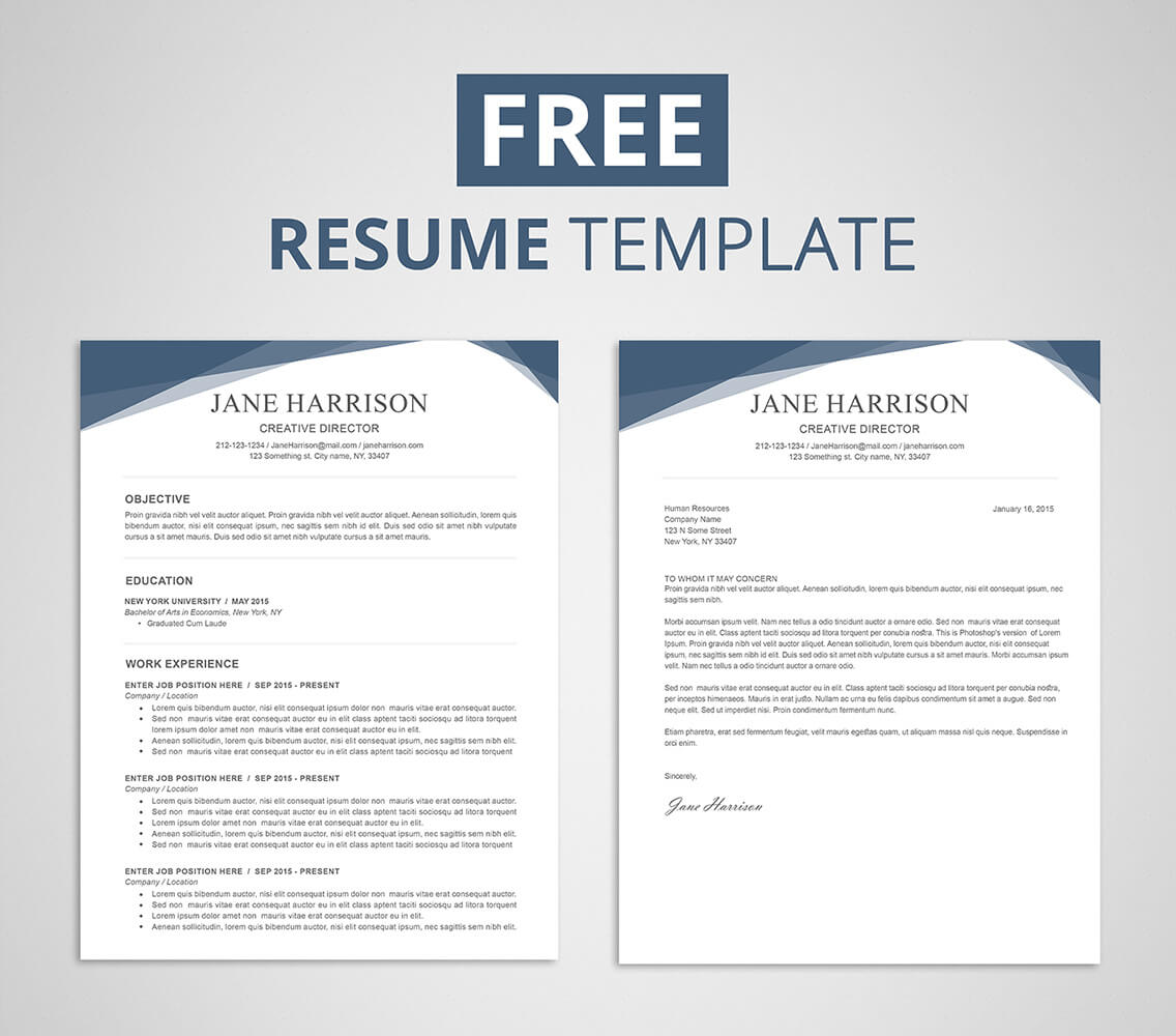 Free Resume Template In Word (7) | Budget Spreadsheet Regarding How To Find A Resume Template On Word