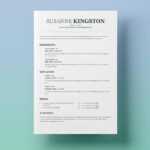 Free Resume Templates For Word: 15 Cv/resume Formats To Download Pertaining To How To Get A Resume Template On Word