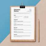 Free Resume Templates For Word: 15 Cv/resume Formats To Download With Regard To How To Get A Resume Template On Word