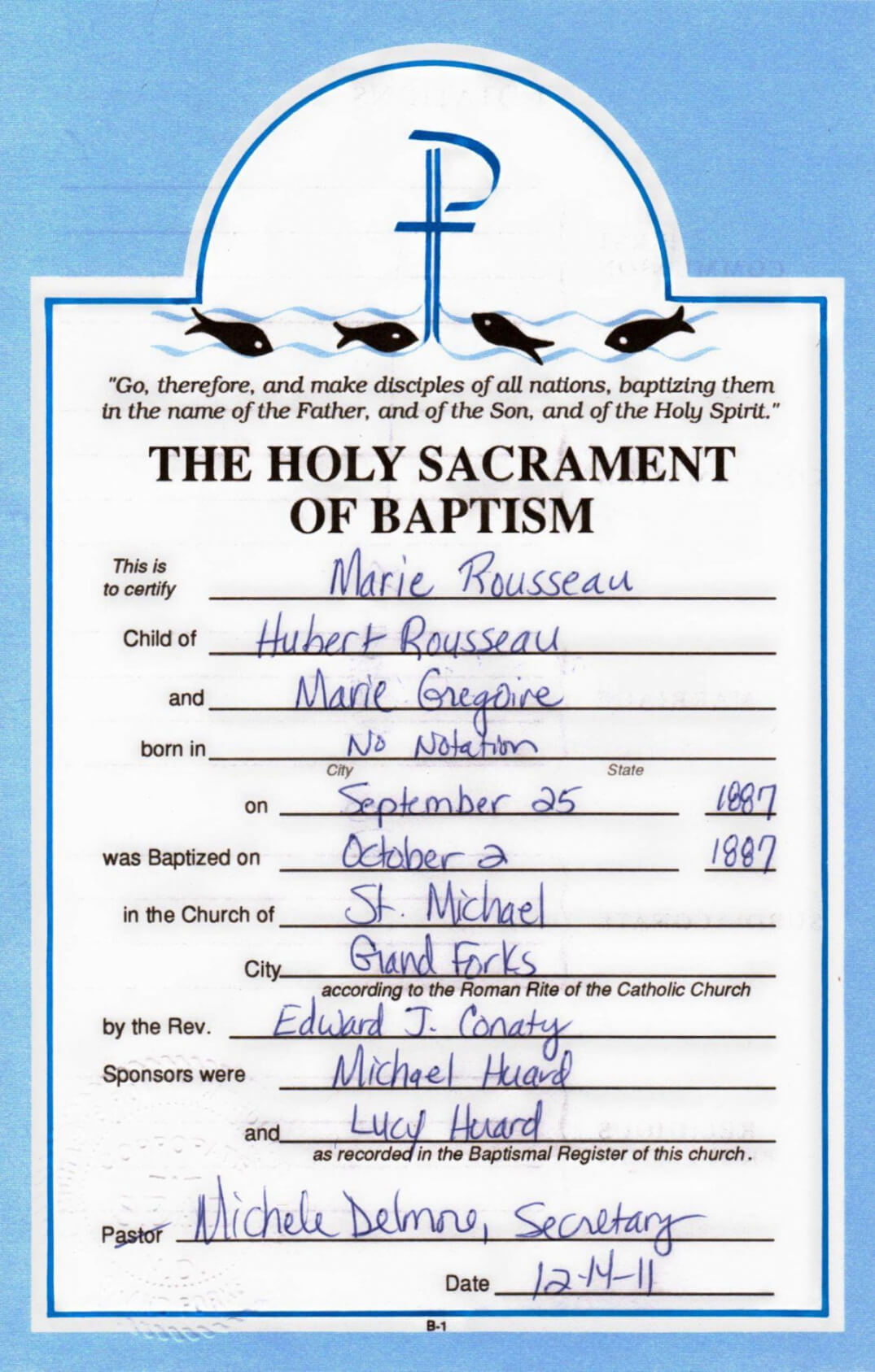 Free Roman Catholic Baptism Certificate Template Pertaining To Roman Catholic Baptism Certificate Template