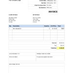Free Sales Invoice Template Word 20 Microsoft Office Pertaining To Microsoft Office Word Invoice Template