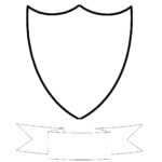 Free Shield Template, Download Free Clip Art, Free Clip Art In Blank Shield Template Printable