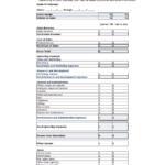Free Small Business Financial Statement Template With Form Within Excel Financial Report Templates