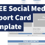 Free Social Media Report Card Template (Photoshop .psd) Intended For Free Social Media Report Template