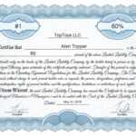 Free Stock Certificate Online Generator In Blank Share Certificate Template Free