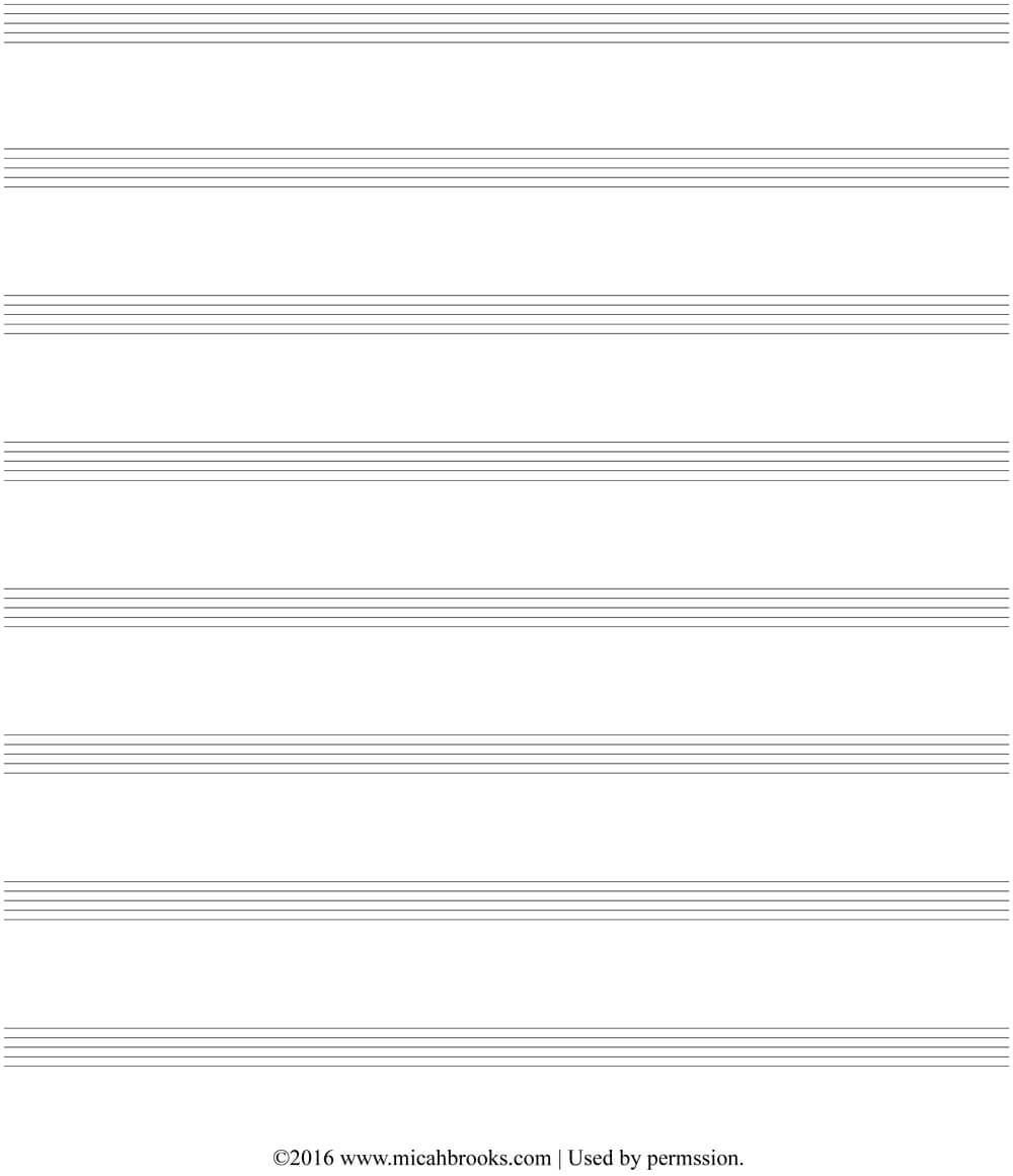 Free Stuff From Worship Publishing – Our Gift To You With Blank Sheet Music Template For Word