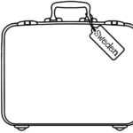 Free Suitcase Coloring Page, Download Free Clip Art, Free With Blank Suitcase Template