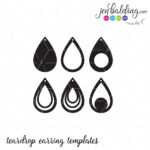 Free Svg Card Templates | Best  | Cricut Leather Earrings For Free Svg Card Templates