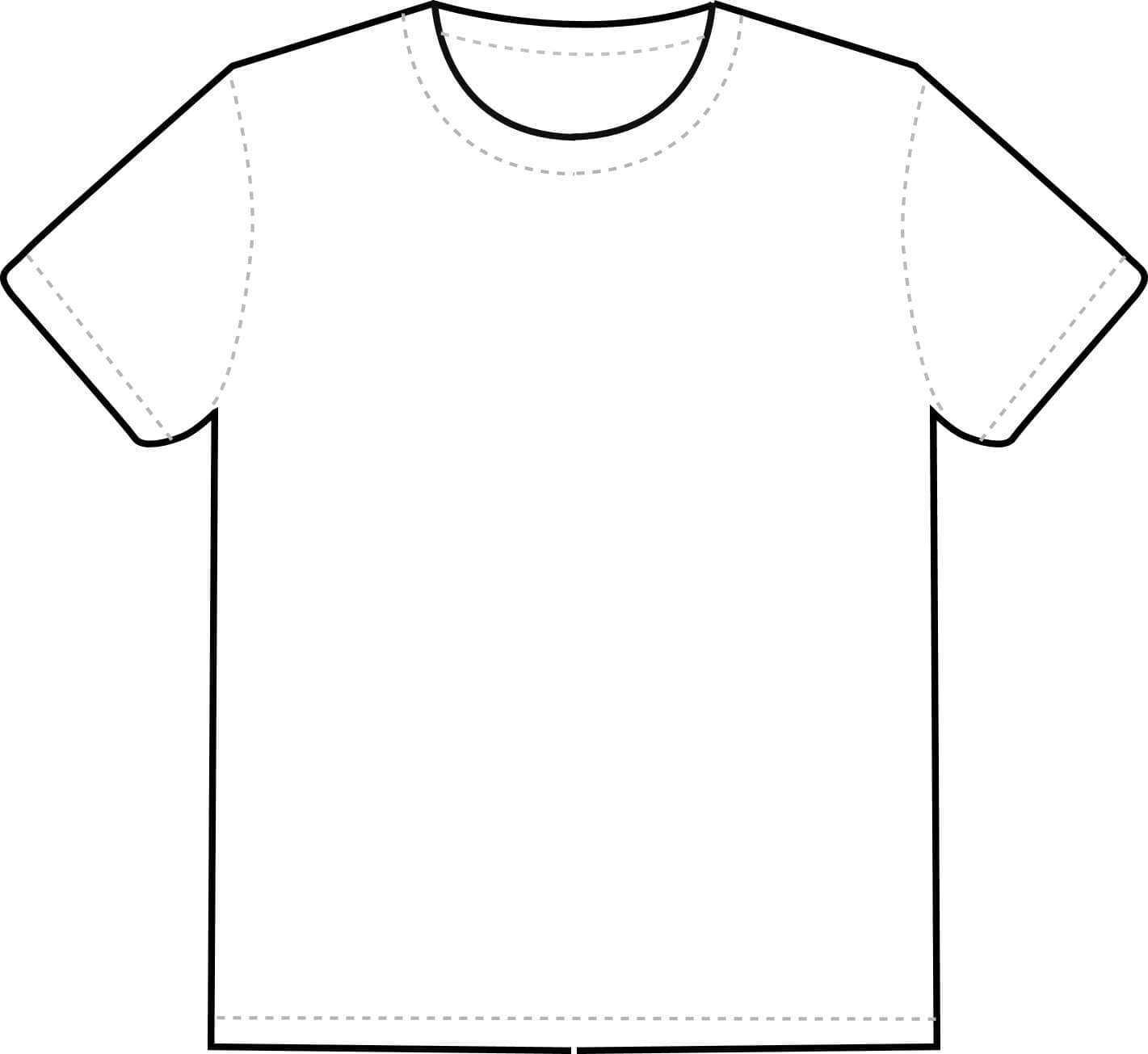 Free T Shirt Outline Template, Download Free Clip Art, Free Pertaining To Blank T Shirt Outline Template