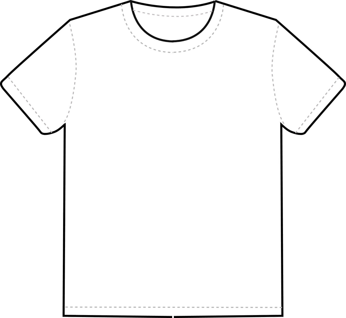 Free T Shirt Template Printable, Download Free Clip Art Throughout Printable Blank Tshirt Template
