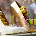 Free Template: How To Make Paper 3D High Heel Shoe Pertaining To High Heel Template For Cards