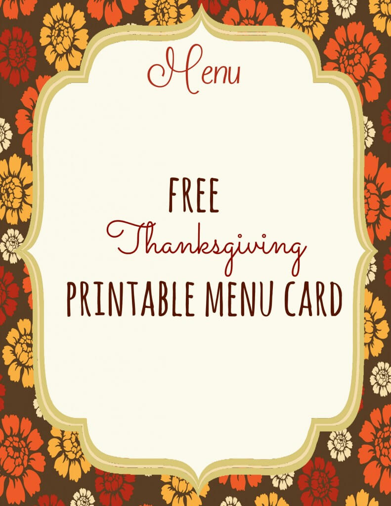 Free Thanksgiving Printables – Frugal Fanatic With Regard To Thanksgiving Place Cards Template