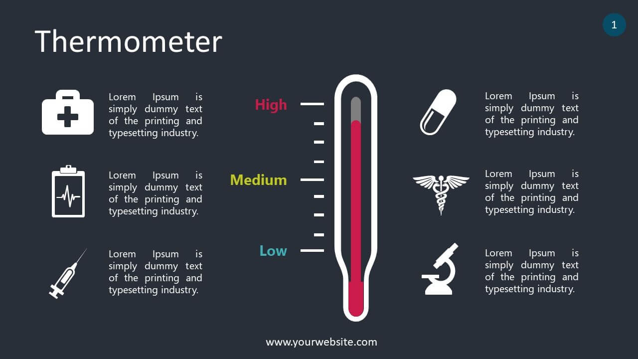 Free Thermometer Lesson Slides Powerpoint Template With Regard To Thermometer Powerpoint Template