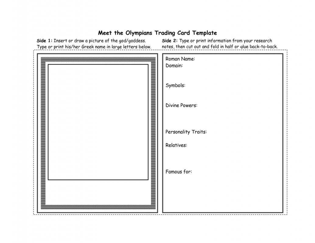Free Trading Card Template | Template Business Throughout Playing Card Template Word
