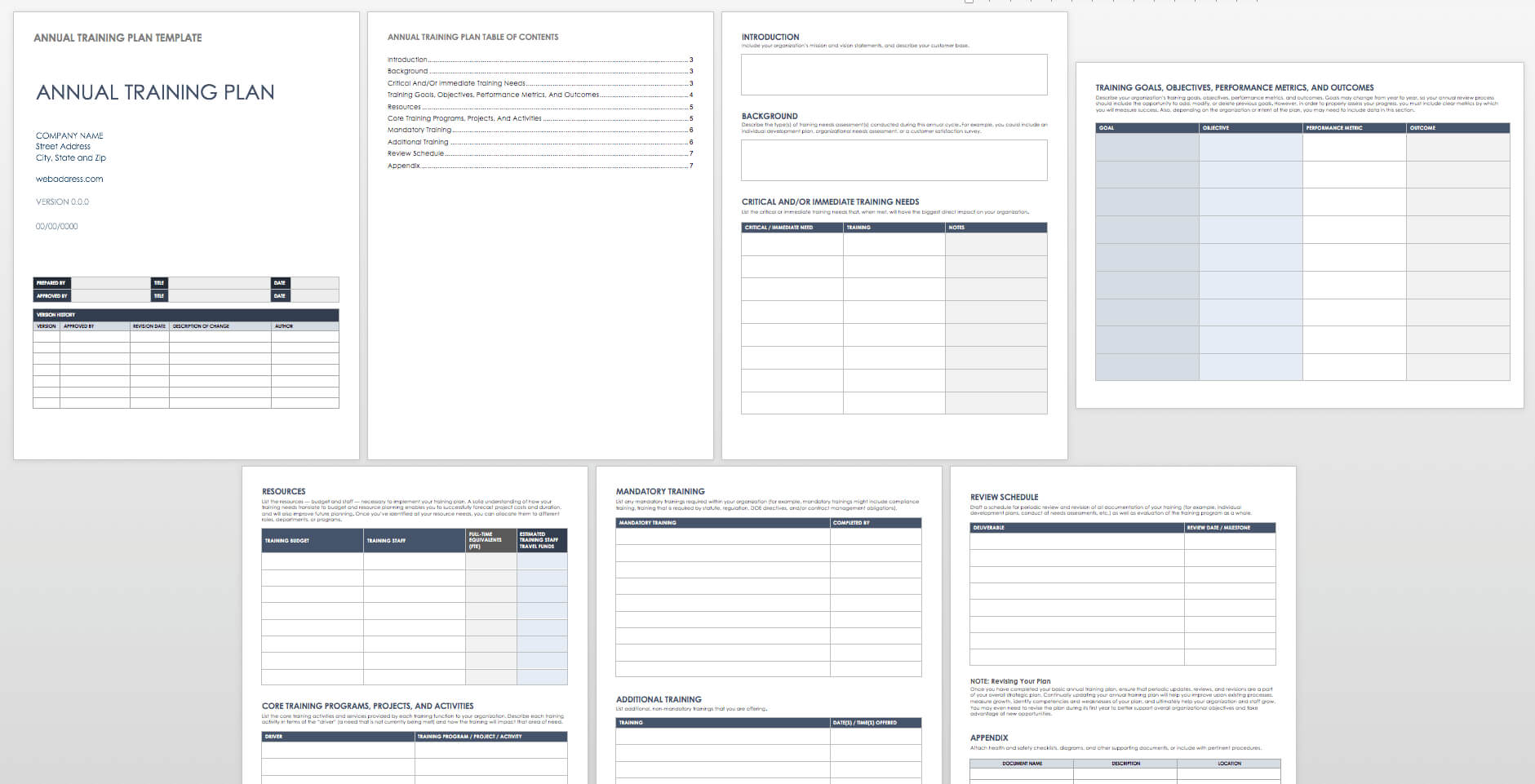 Free Training Plan Templates For Business Use | Smartsheet Regarding Training Documentation Template Word