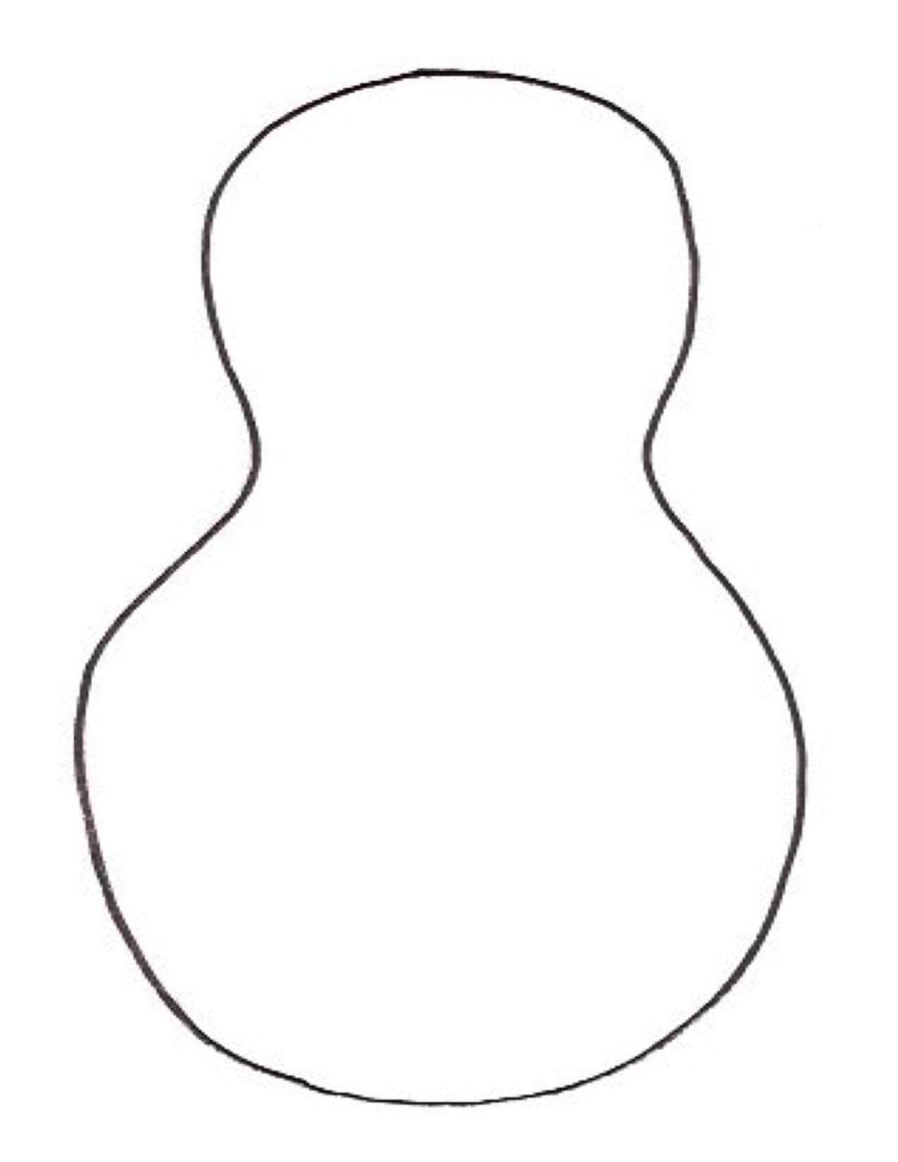 Free Turkey Body Pattern With Blank Turkey Template