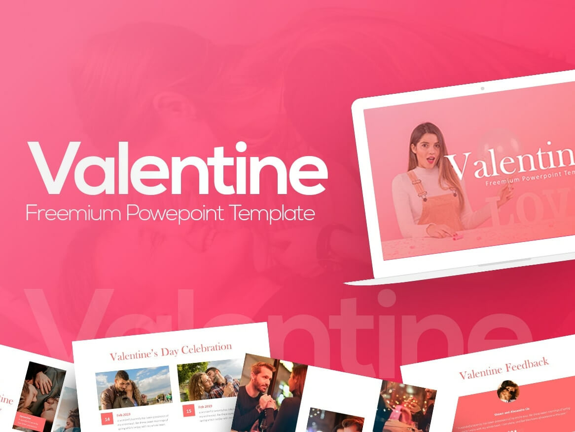 Free Valentine Powerpoint Templaterrgraph On Dribbble Throughout Valentine Powerpoint Templates Free