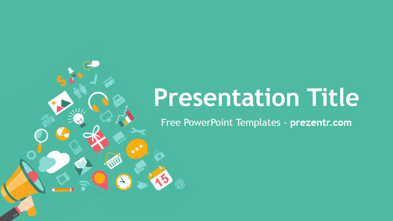 Free Viral Campaign Powerpoint Template - Prezentr For Virus Powerpoint Template Free Download