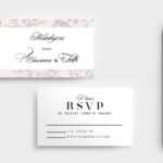 Free Wedding Stationery Templates For Photoshop & Illustrator Inside Free Printable Wedding Rsvp Card Templates