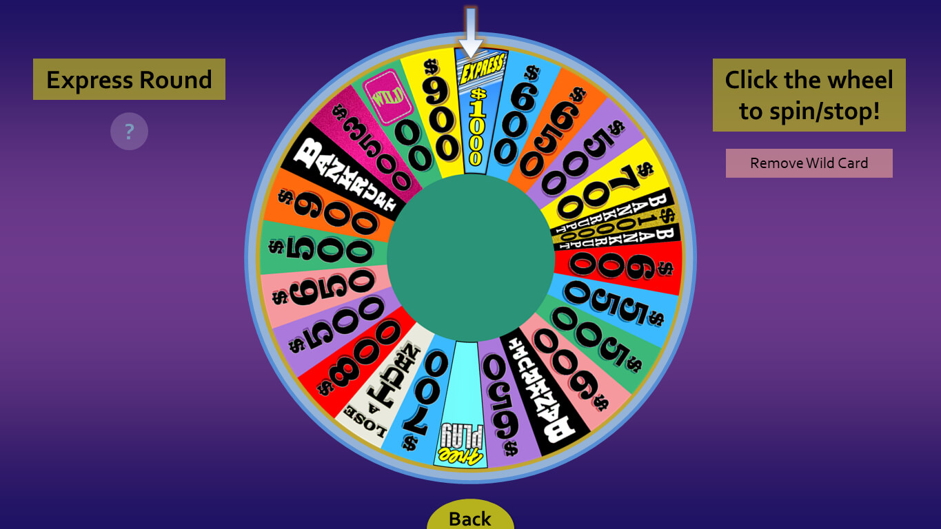 Free Wheel Of Fortune Powerpoint Game Template Borders In Wheel Of Fortune Powerpoint Game Show Templates