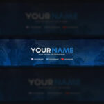 Free Youtube Banner | Template In 2019 | Youtube Banner Inside Youtube Banners Template