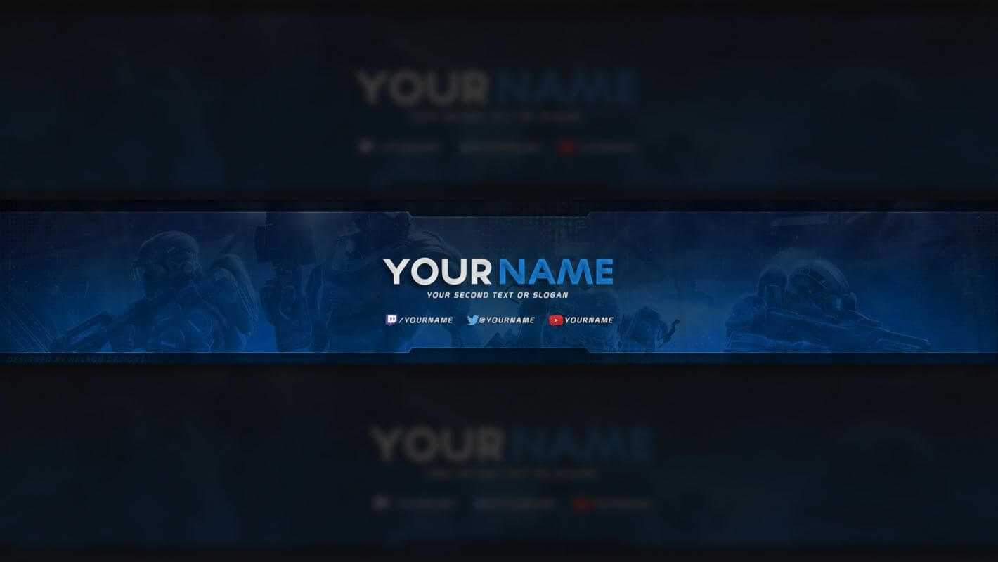 Free Youtube Banner | Template In 2019 | Youtube Banner Inside Youtube Banners Template