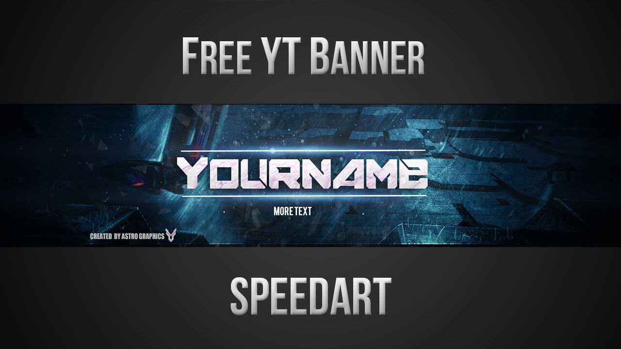 Free Youtube Banner Template (Psd) *new 2015* Throughout Youtube Banners Template