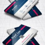 Freebie : Modern Business Card Design Template Free Psd In Free Psd Visiting Card Templates Download
