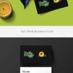 Freepiker | Food And Restaurant Business Card Template Pertaining To Restaurant Business Cards Templates Free