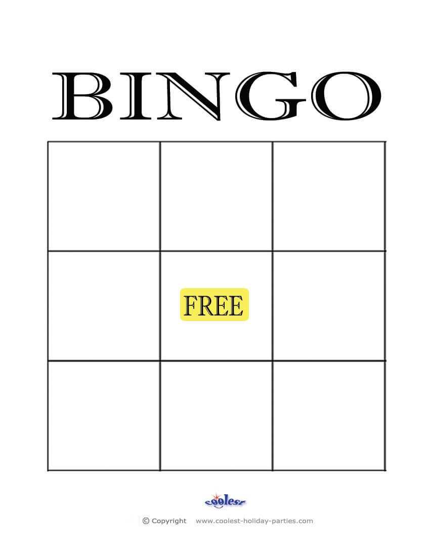 Free+Printable+Blank+Bingo+Cards+Template | Kidsrock | Blank Regarding Blank Bingo Card Template Microsoft Word