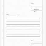 Friendly Letter Template 2Nd Grade Writing A Printable Throughout Blank Letter Writing Template For Kids