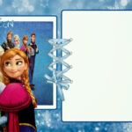 Frozen Birthday Elsa Invitation Card Template Anna Envelopes In Frozen Birthday Card Template
