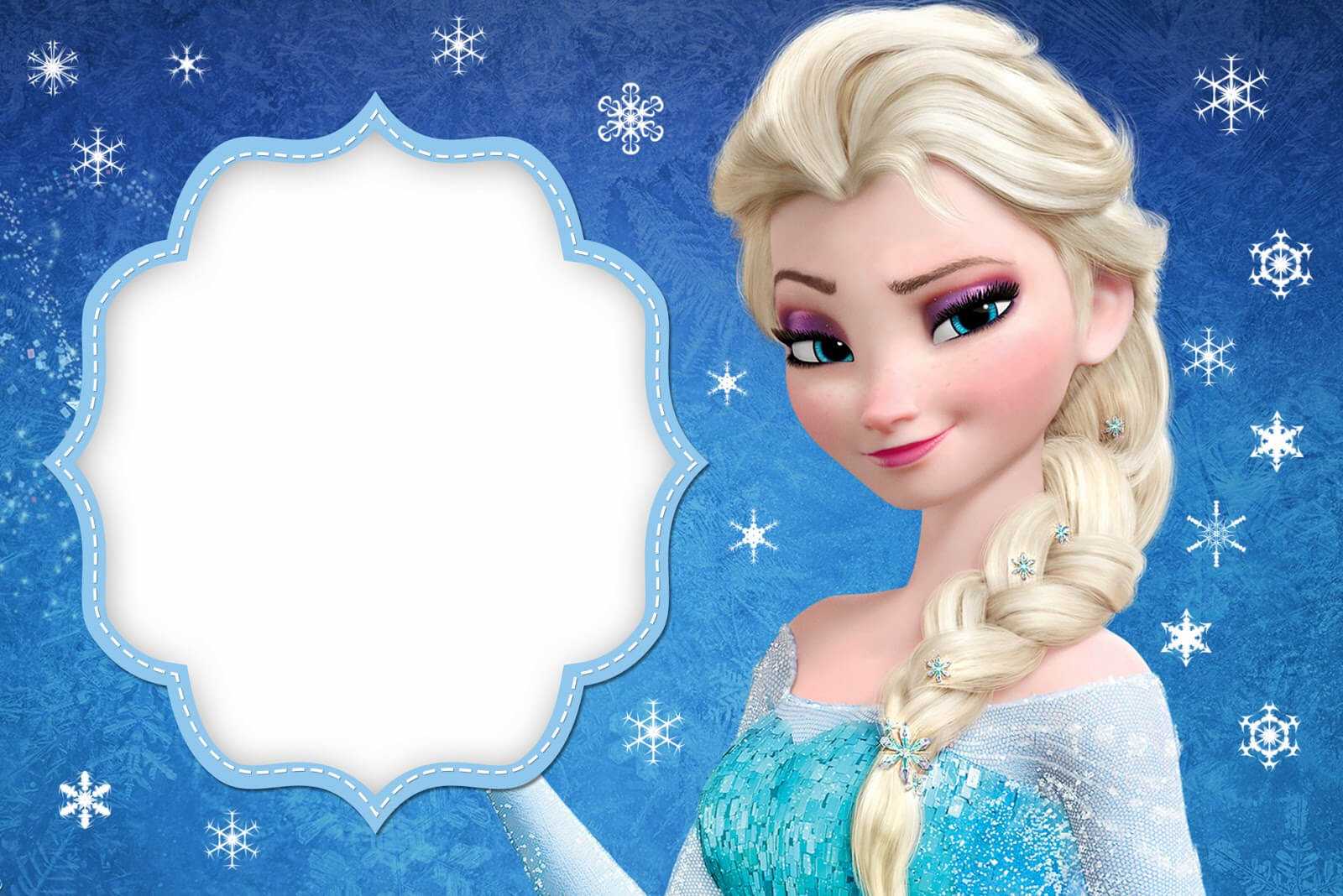 Frozen: Free Printable Cards Or Party Invitations. – Oh My Intended For Frozen Birthday Card Template