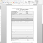 Fsms Nonconformance Report Template Intended For Non Conformance Report Form Template