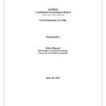 Full Psychological Report.sampledebrajean333 Via for School Psychologist Report Template