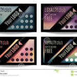 Fun Customer Loyalty Card Templates Stock Vector Intended For Customer Loyalty Card Template Free