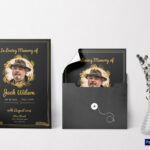 Funeral Invitation Card Template With Funeral Invitation Card Template