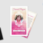 Funeral Prayer Card Template For Grandmother Inside Prayer Card Template For Word