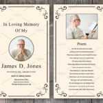 Funeral Prayer Card Template #photoshop#customization#word Pertaining To Prayer Card Template For Word