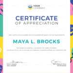 Funny Appreciation Certificate Template For Funny Certificate Templates