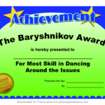 Funny Teacher Awards | Funny Teachers, Award Certificates With Free Printable Funny Certificate Templates