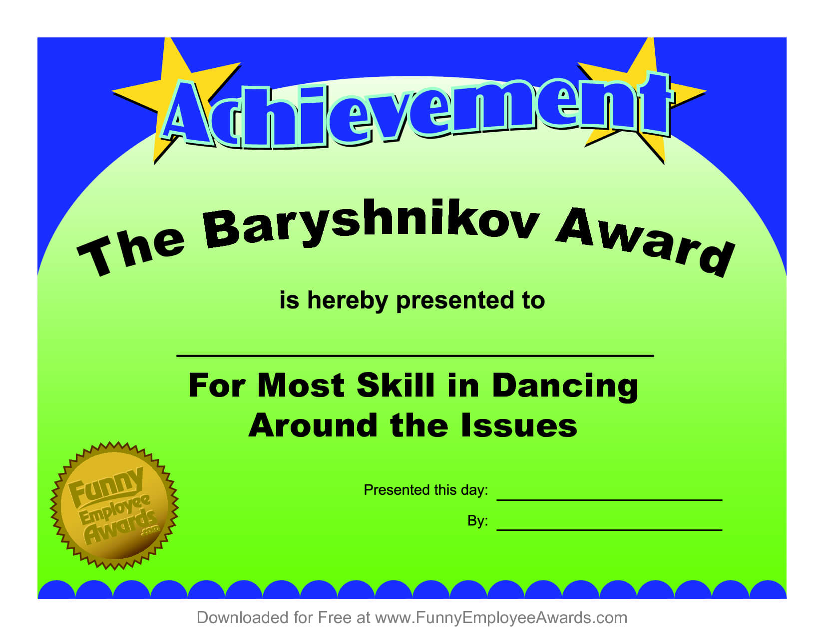 Funny Teacher Awards | Funny Teachers, Award Certificates With Free Printable Funny Certificate Templates