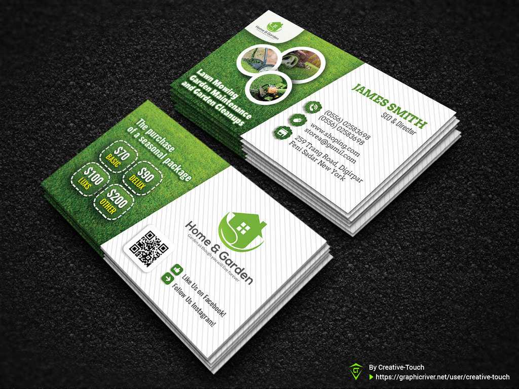 Garden Landscape Business Card Template | Download Here – Gr Throughout Landscaping Business Card Template