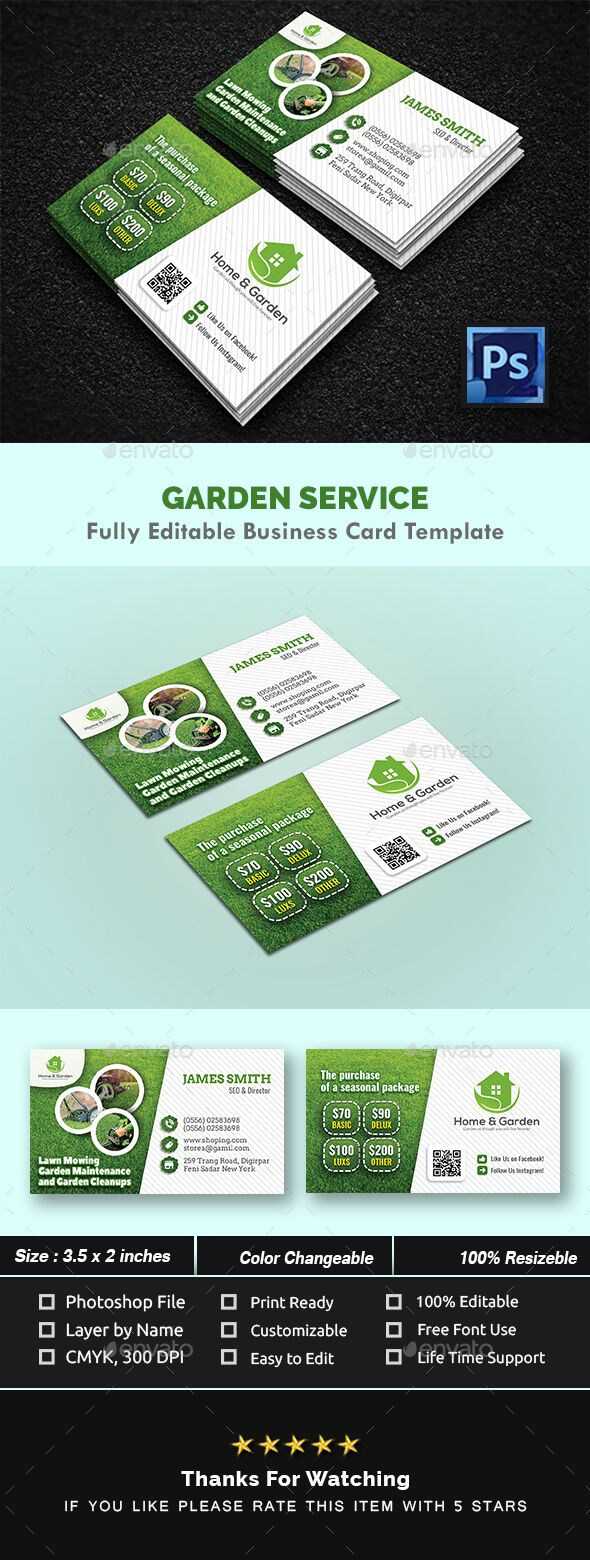 Garden Landscape Business Card Templates – Creative Business Regarding Landscaping Business Card Template