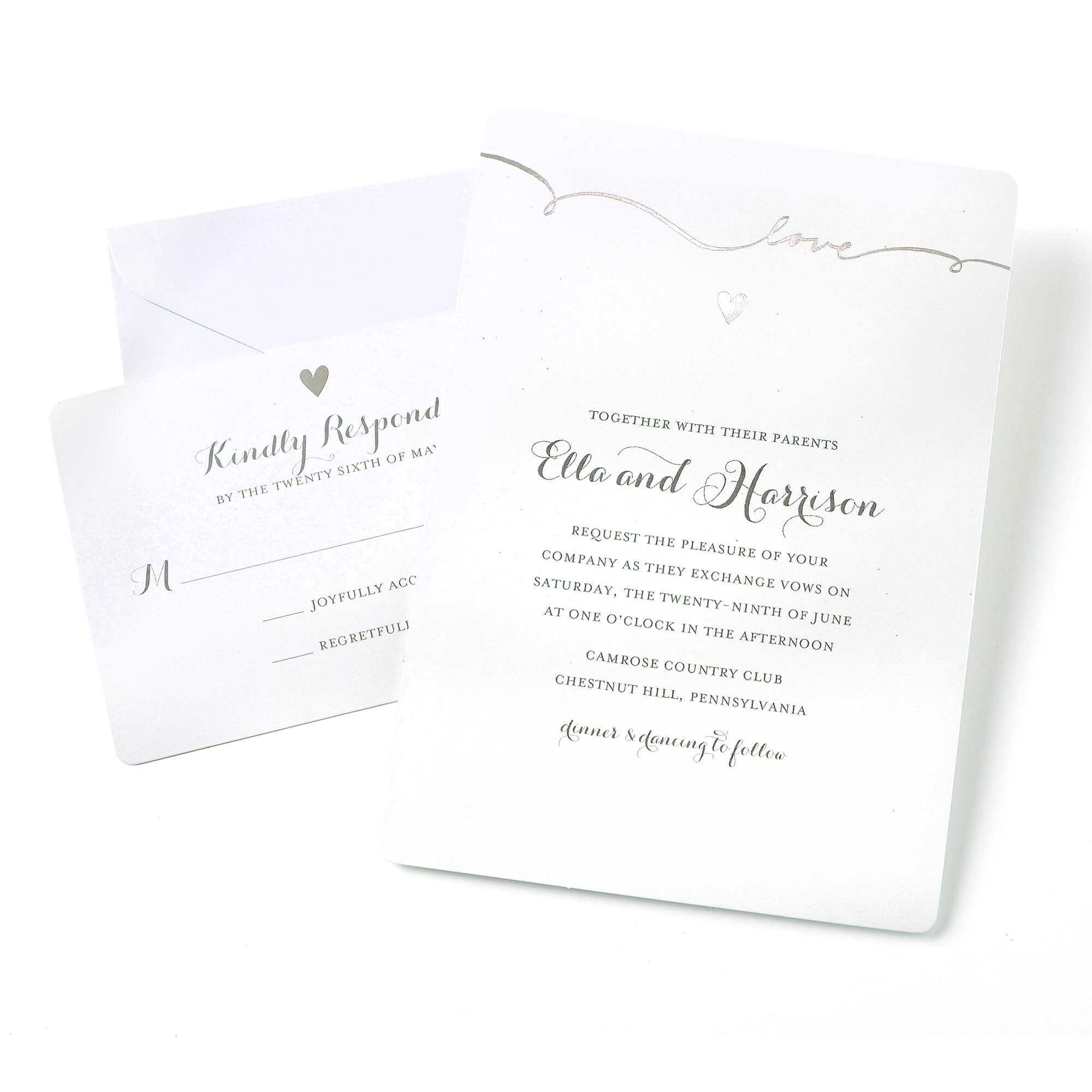 Gartner Studios Love Invitations, 50 Piece In Gartner Studios Place Cards Template