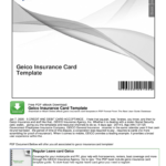 Geico Insurance Card Template – Fill Online, Printable Within Car Insurance Card Template Download