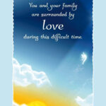 Get Inspirational Sympathy & Condolences Cards Free Online With Death Anniversary Cards Templates