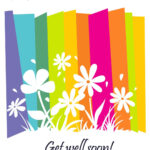 Get Well #card Free Printable – Fast Recovery Flowers Regarding Get Well Soon Card Template