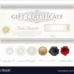 Gift Certificate Retro Vintage Template 8 Pertaining To Movie Gift Certificate Template
