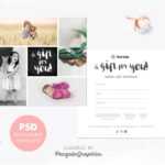 Gift Certificate Template. Photography Mini Session Gift With Free Photography Gift Certificate Template